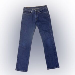 Levi’s 514 Straight Leg Jeans Dark Wash Mid Rise W31 L32